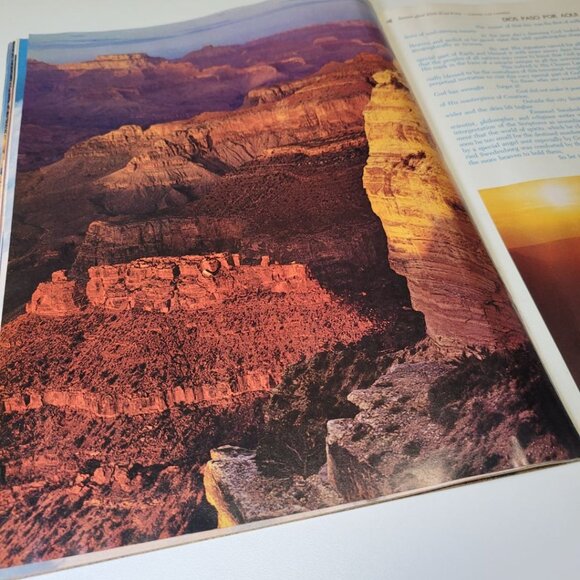 Arizona Highways December 1972 Holiday Seasons Greetings Christmas Snow Cactus - Picture 8 of 15